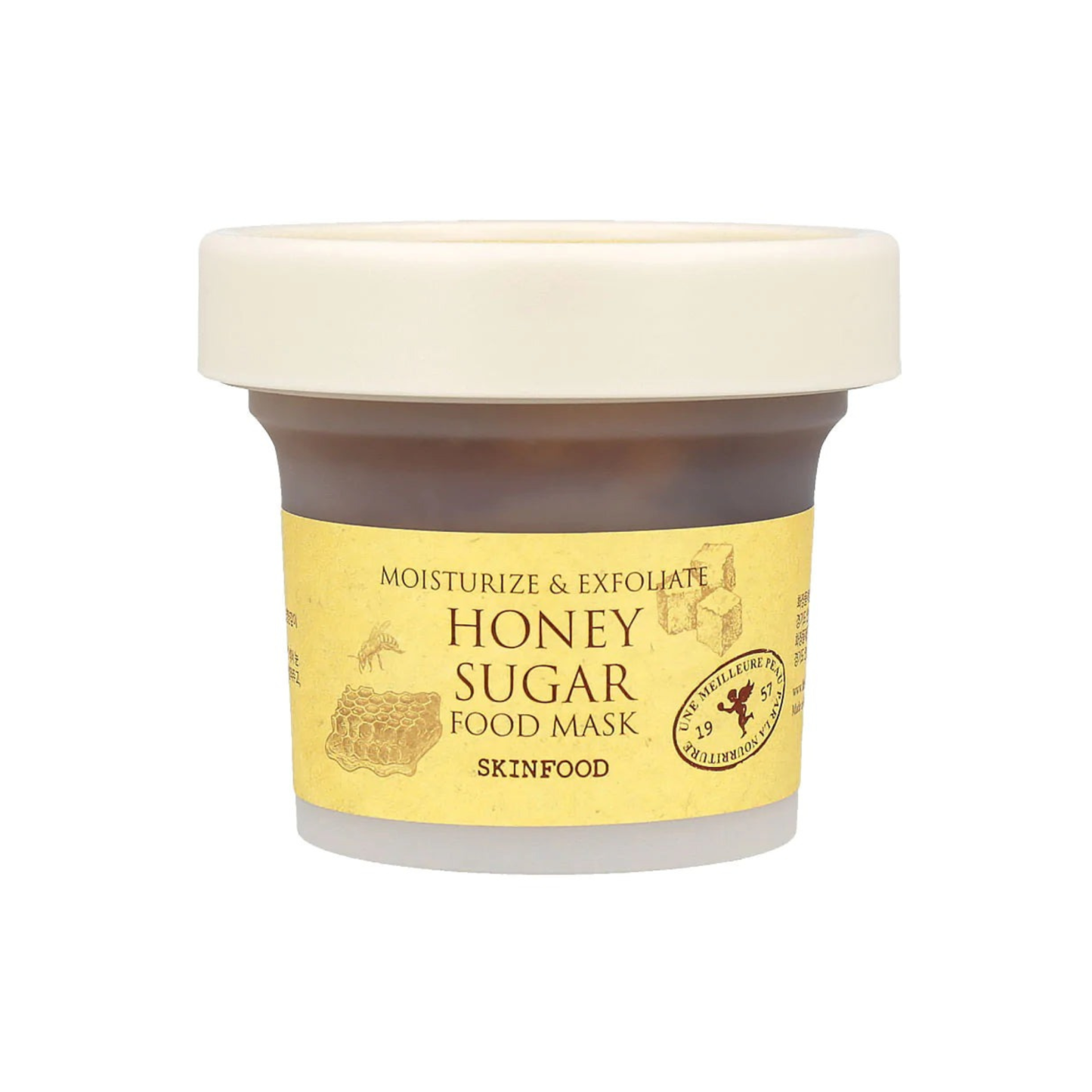 SKINFOOD-*蜂蜜&糖 水洗面膜120g(8809153101891)[平行進口]