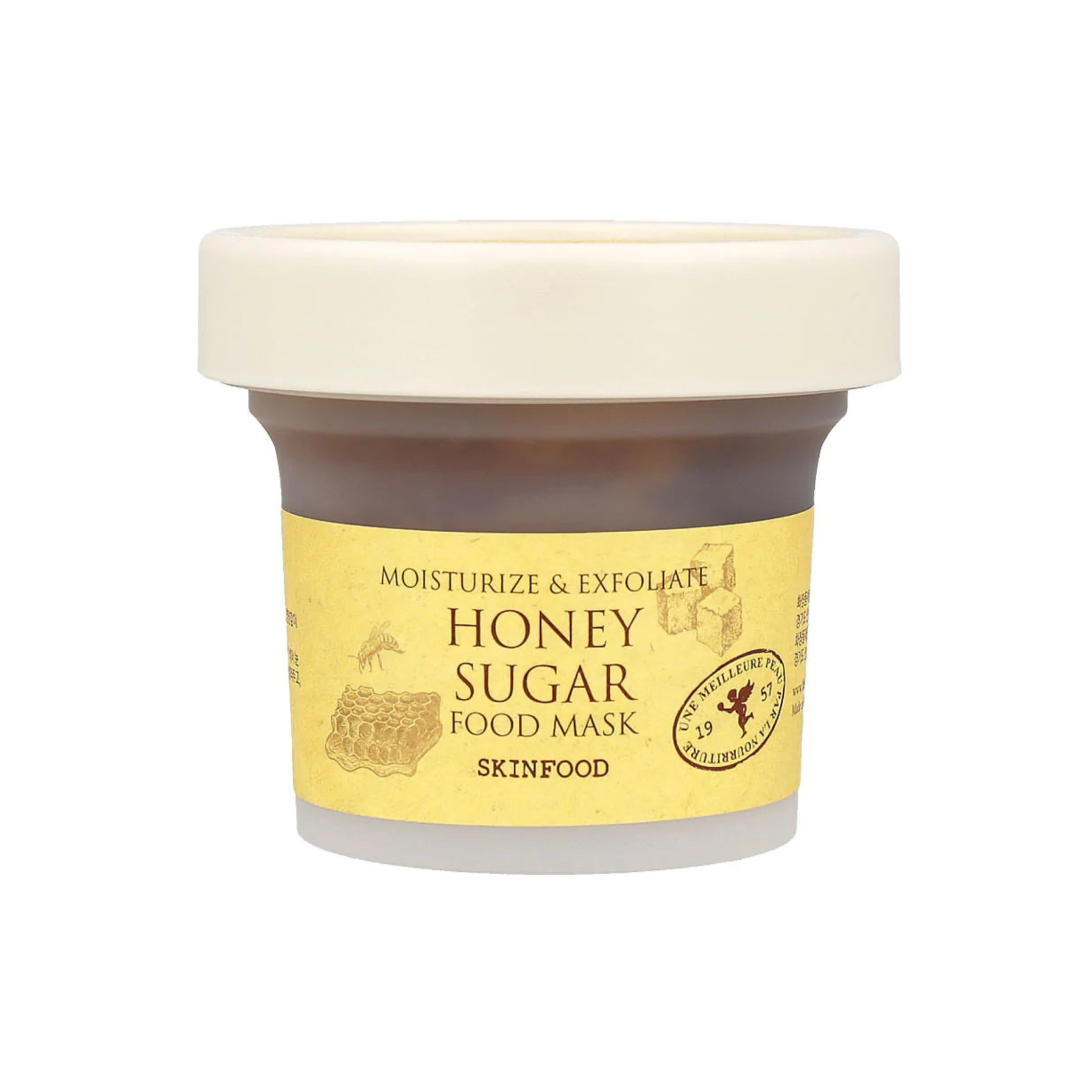SKINFOOD-*蜂蜜&糖 水洗面膜120g(8809153101891)[平行進口]