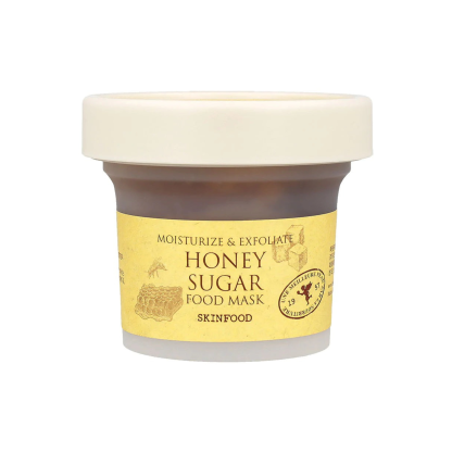 SKINFOOD-*蜂蜜&糖 水洗面膜120g(8809153101891)[平行進口]