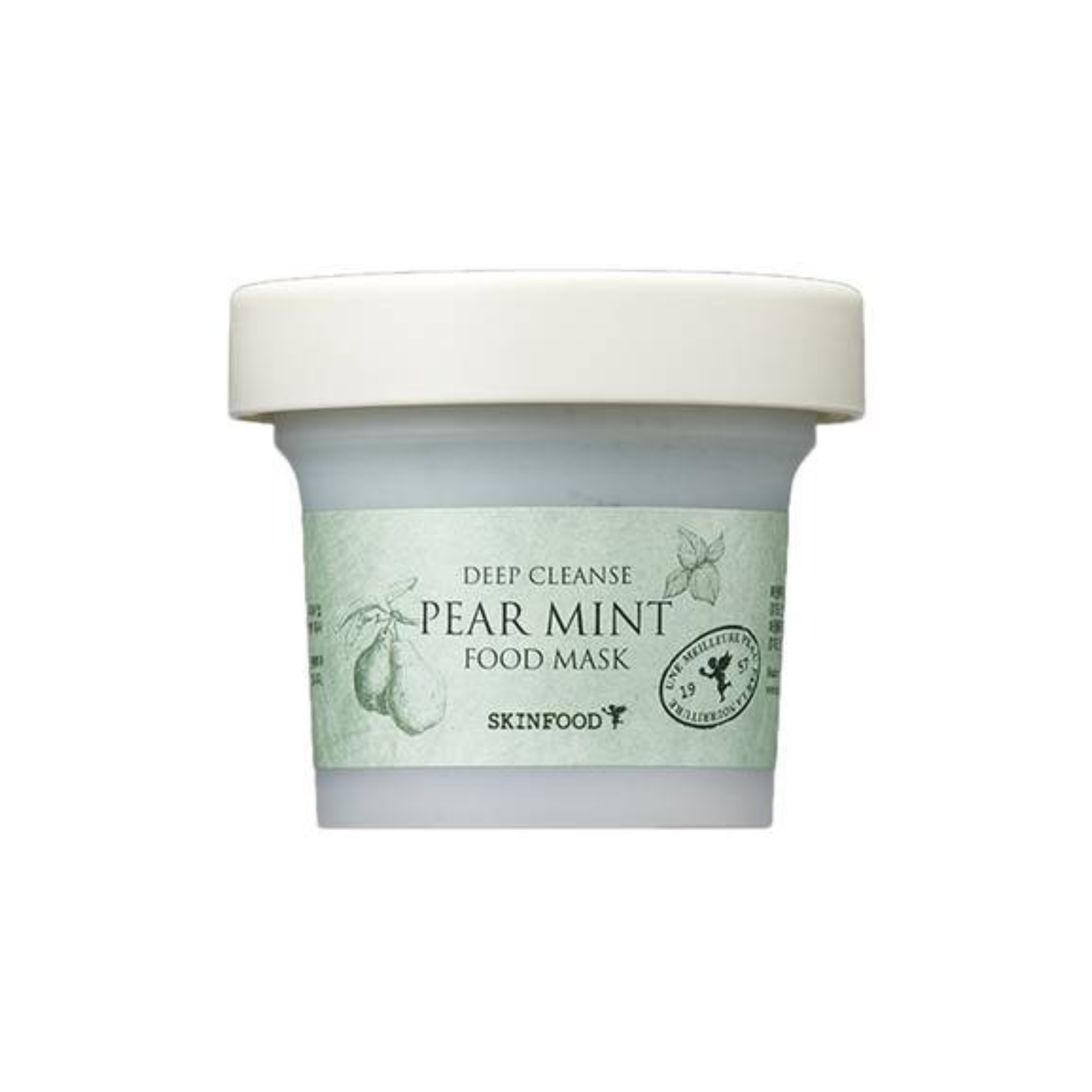 SKINFOOD-*薄荷&梨水洗面膜120g(8809153102041)[平行進口]