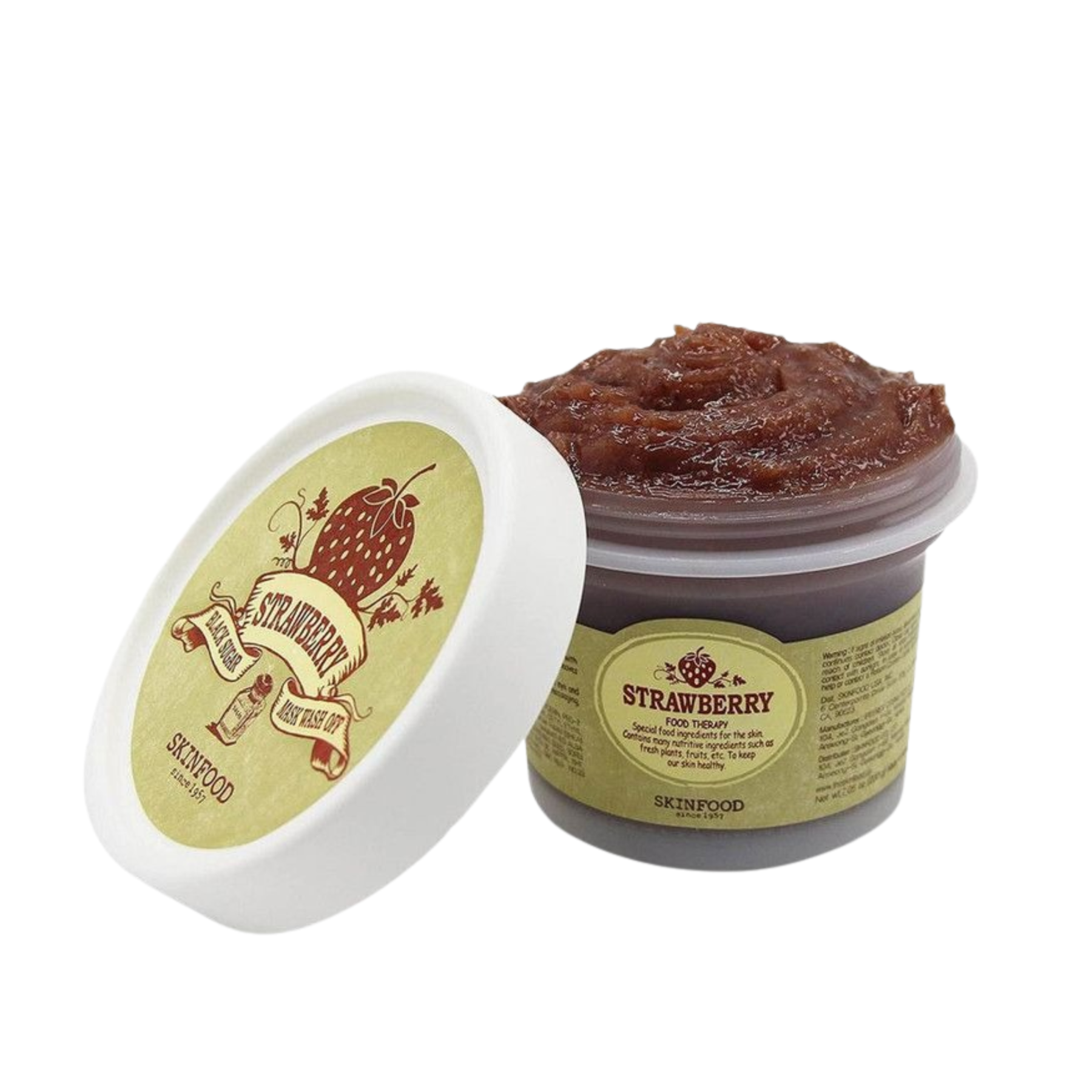 SKINFOOD-*草莓毛孔修護亮澤面膜 120g(8809327946105) [平行進口]