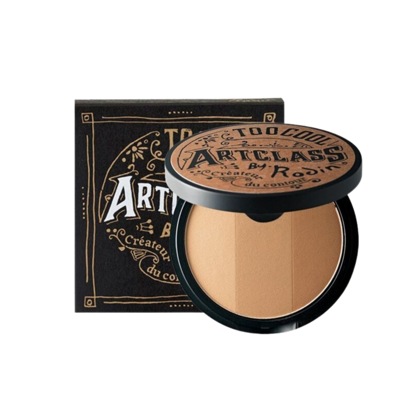 too cool for school-*三色立體修容小顏陰影粉 (02.MODERN)(8809658625298)[平行進口]