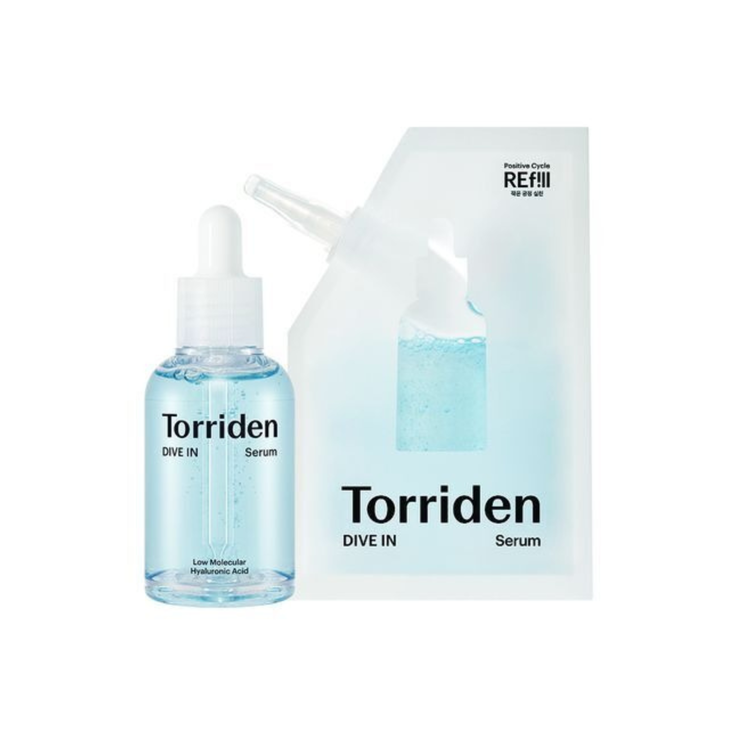 Torriden-*低分子透明質酸快速補水抗敏精華 50ml +補充裝 50ml(8809784601579)[平行進口]