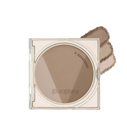 peripera-*三色V面修容盤 9.5g#03 Grayish Cool(8809900981264)[平行進口]