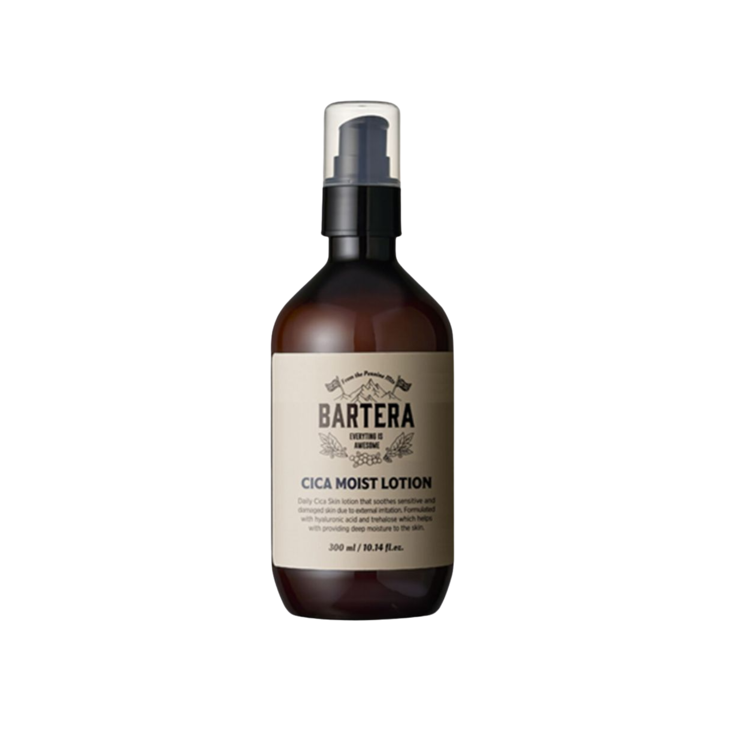 BARTERA-*(積雪草)清爽舒緩男士乳液 /鬍後護理 300ml (8809962370693)[平行進口]