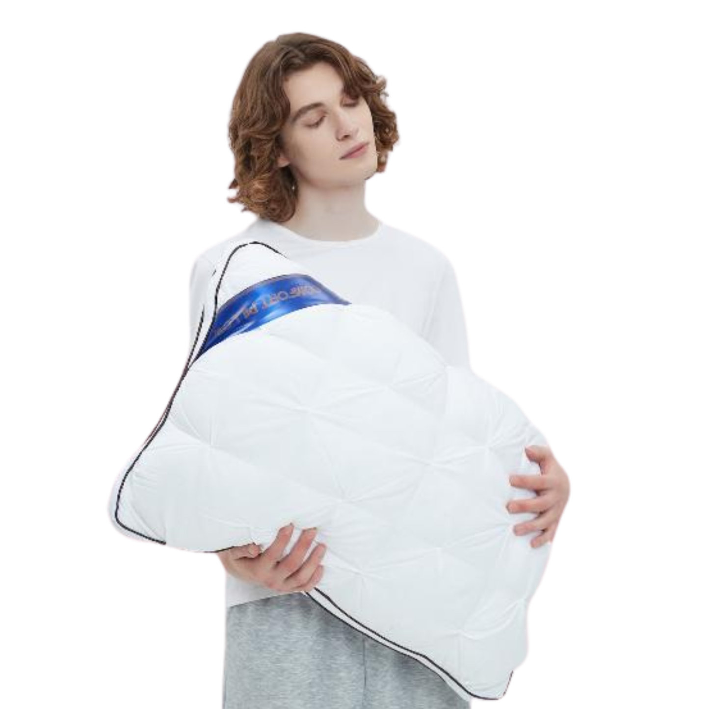 KB HOME-*[白色]酒店級扭花絲絨星級枕頭