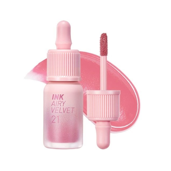 peripera-*輕盈空氣絲絨唇釉 #21 薔薇豆沙 4g(8809828419719)[平行進口]