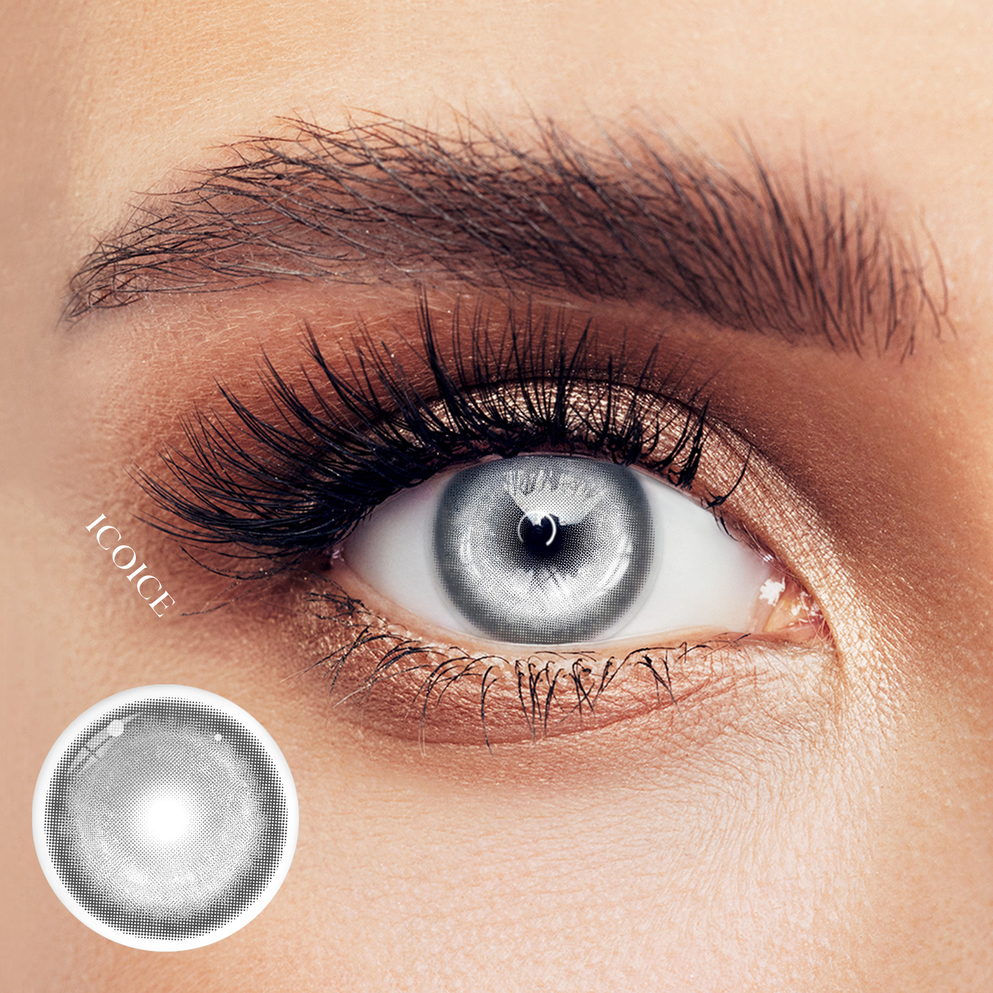 ICOICE Cosmic Grey | 1 Day, 10 pcs