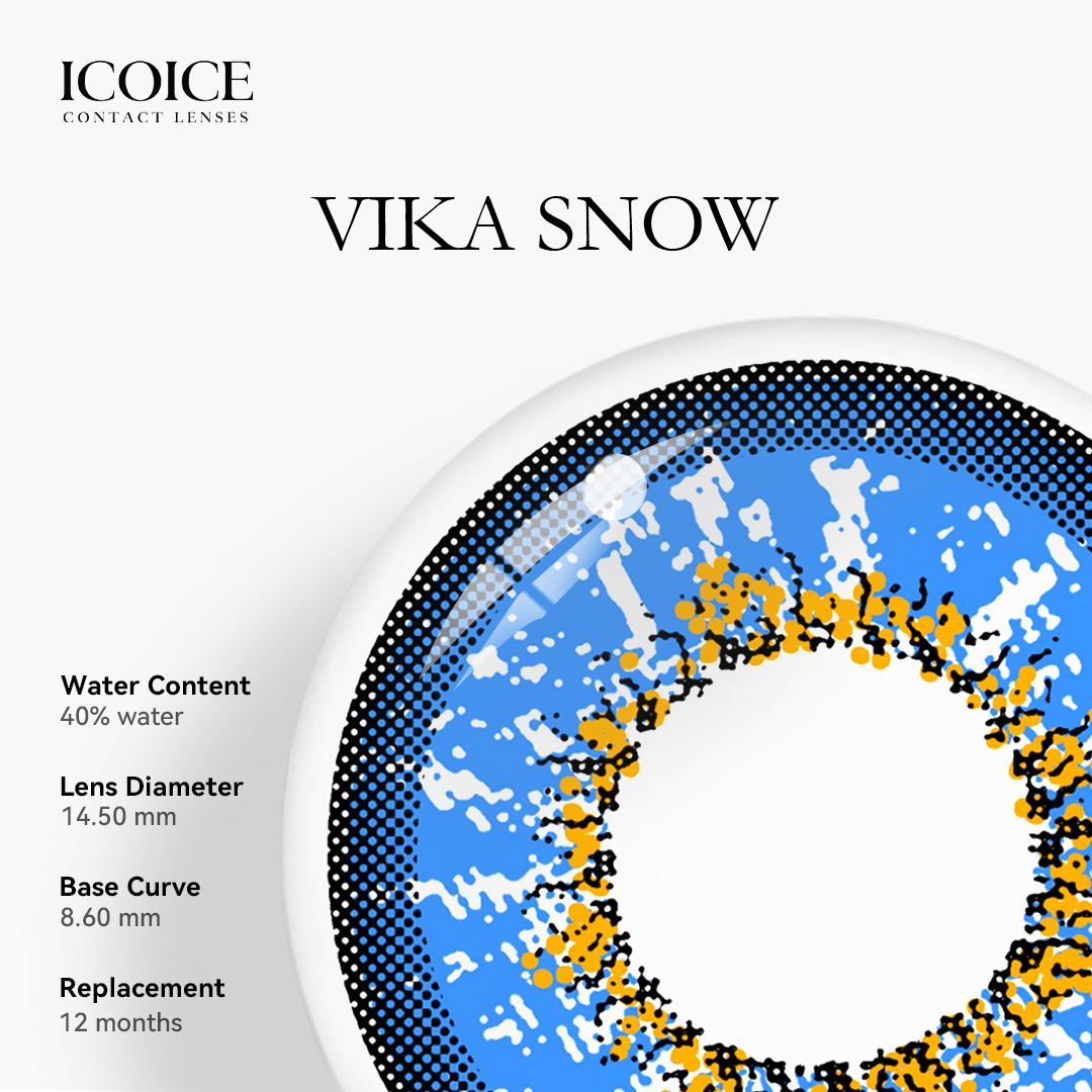 ICOICE Vika Snow Blue | 1 Year