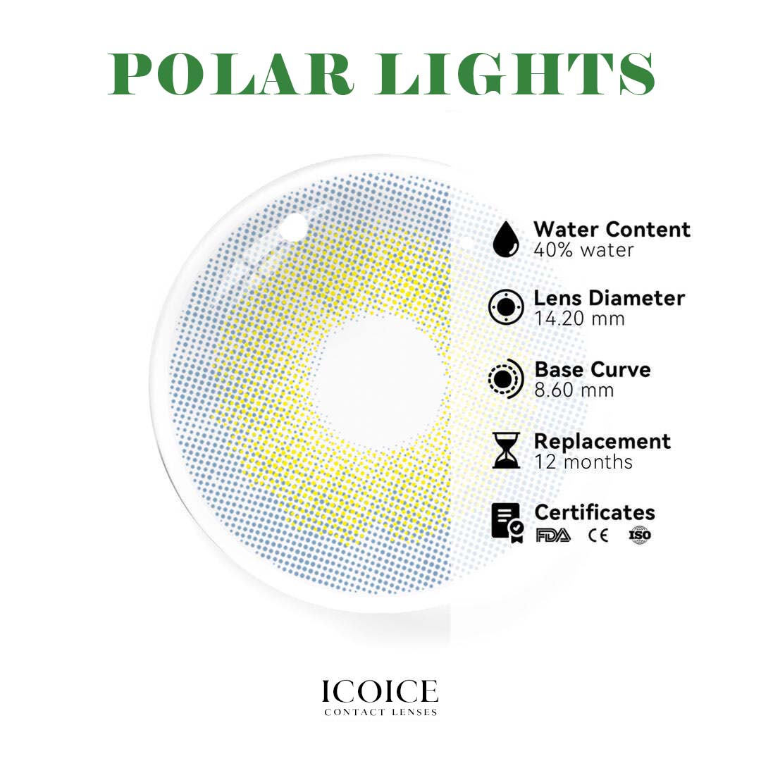 ICOICE Polar Lights Blue-Grey | 1 Year -base