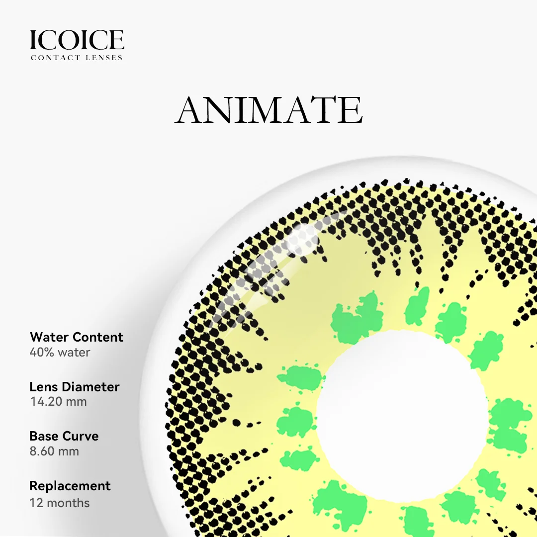 ICOICE Animate Yellow Green | 1 Year