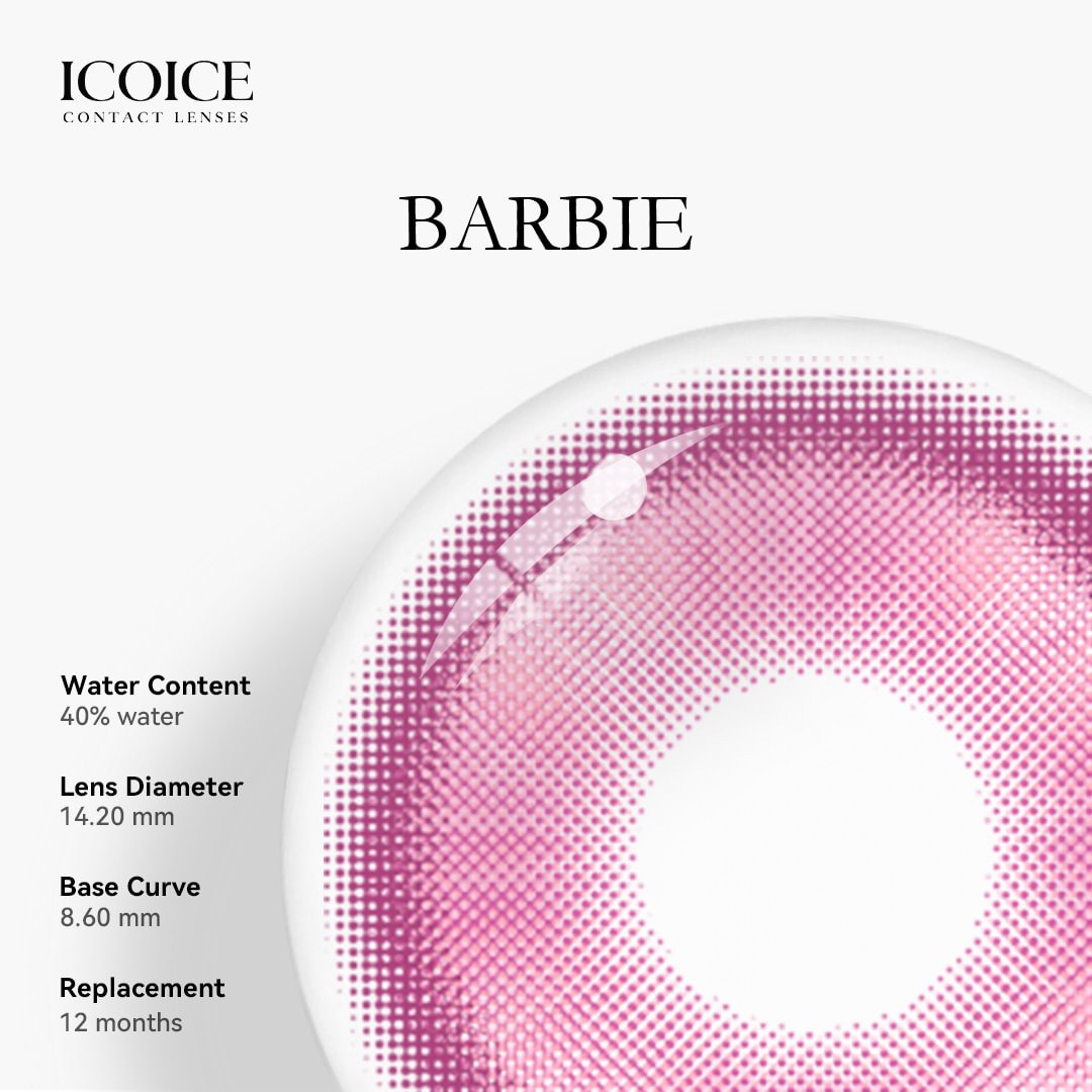 ICOICE Barbie Rose Pink | 1 Year