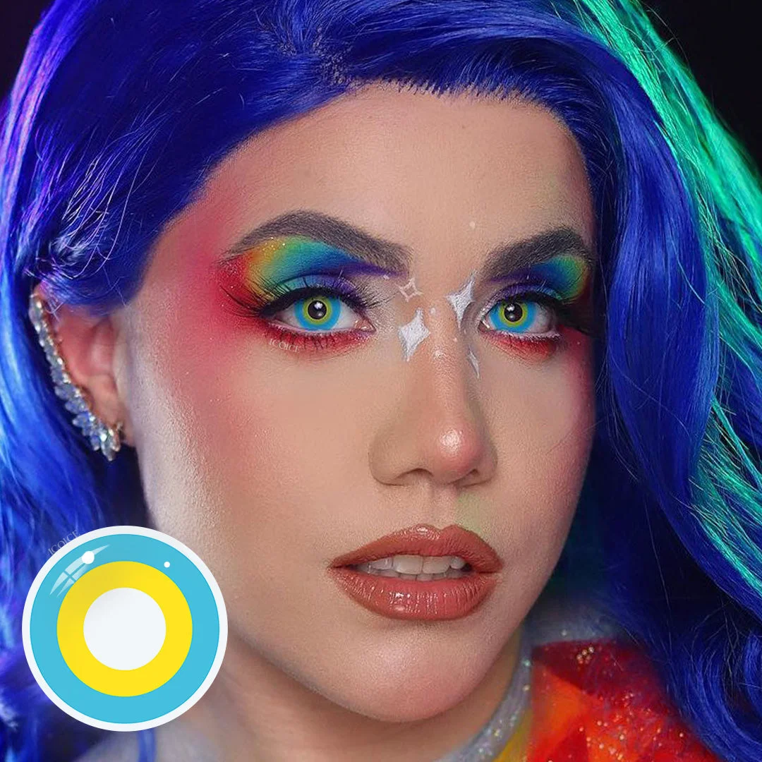 ICOICE Block Blue & Yellow | 1 Year