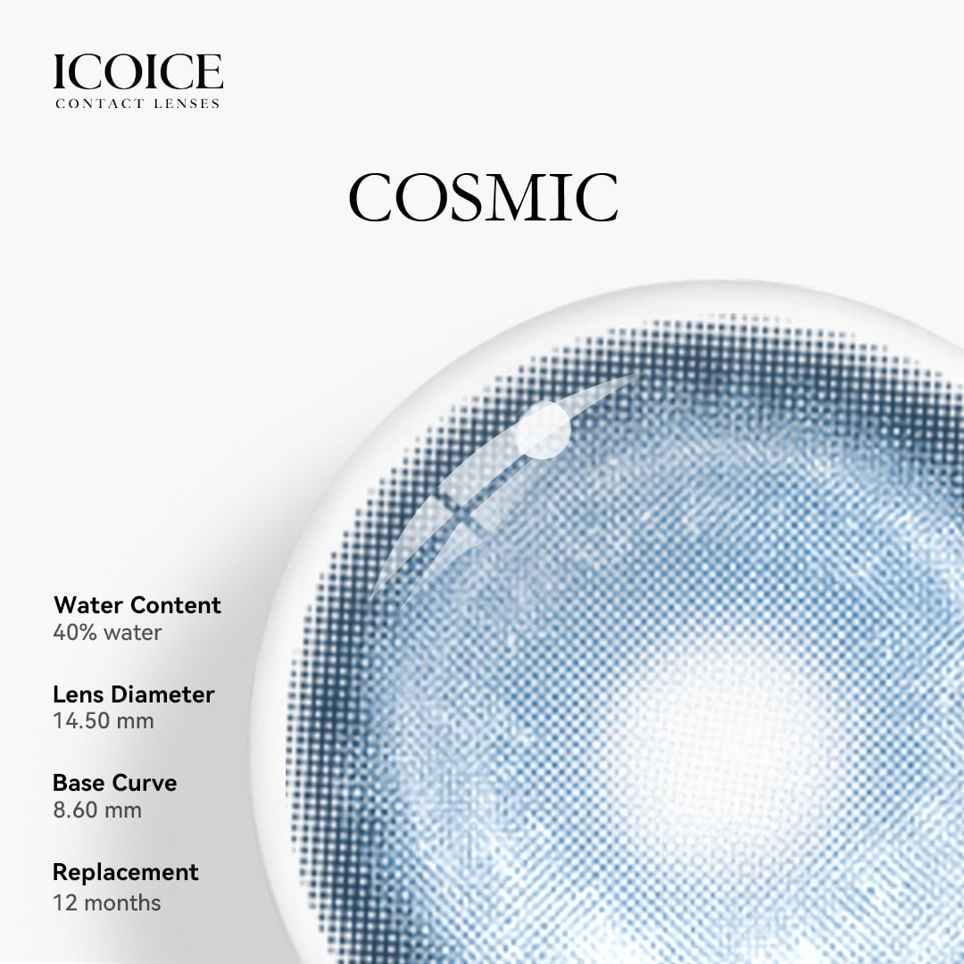 ICOICE Cosmic Blue | 1 Day, 10 pcs