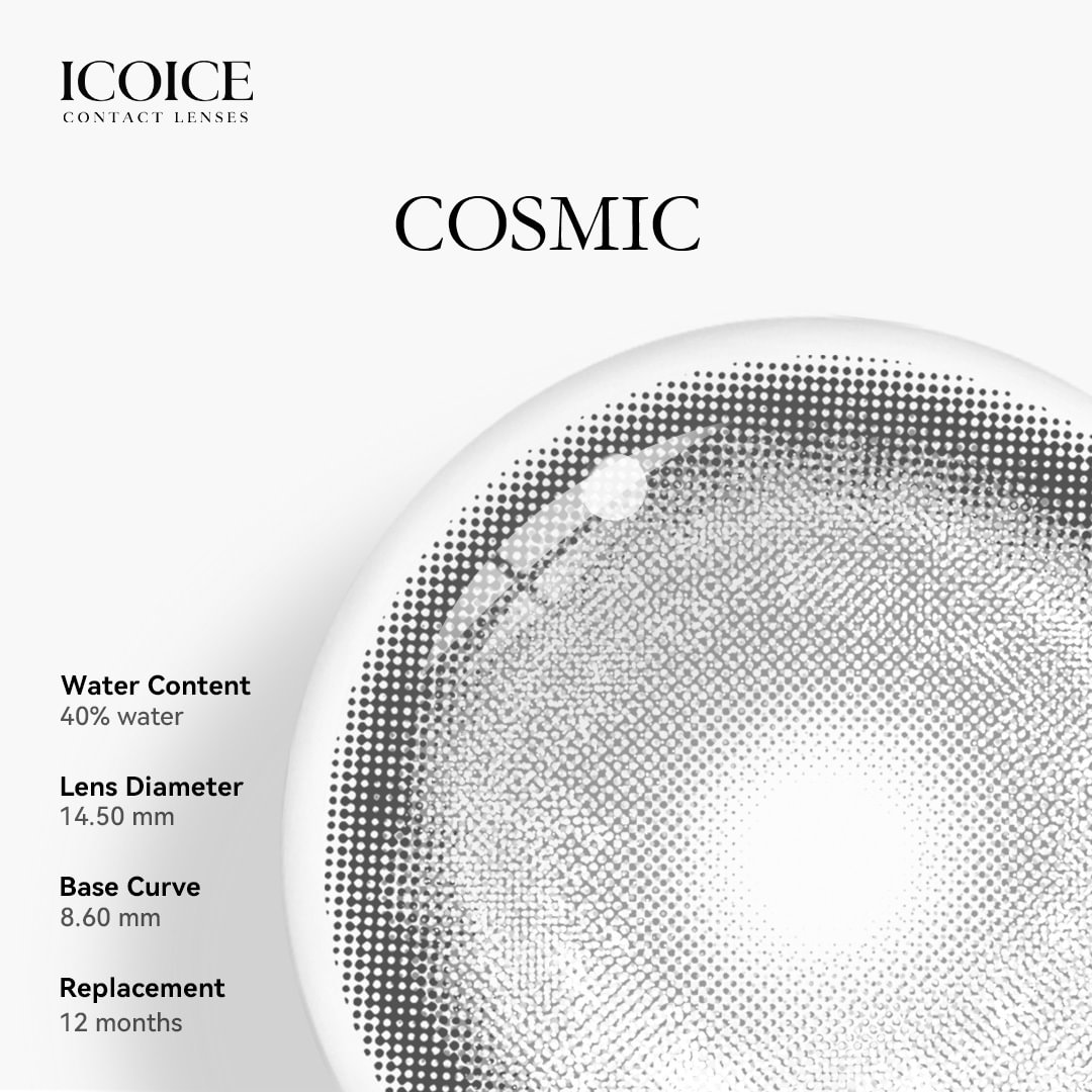 ICOICE Cosmic Grey | 1 Day, 10 pcs
