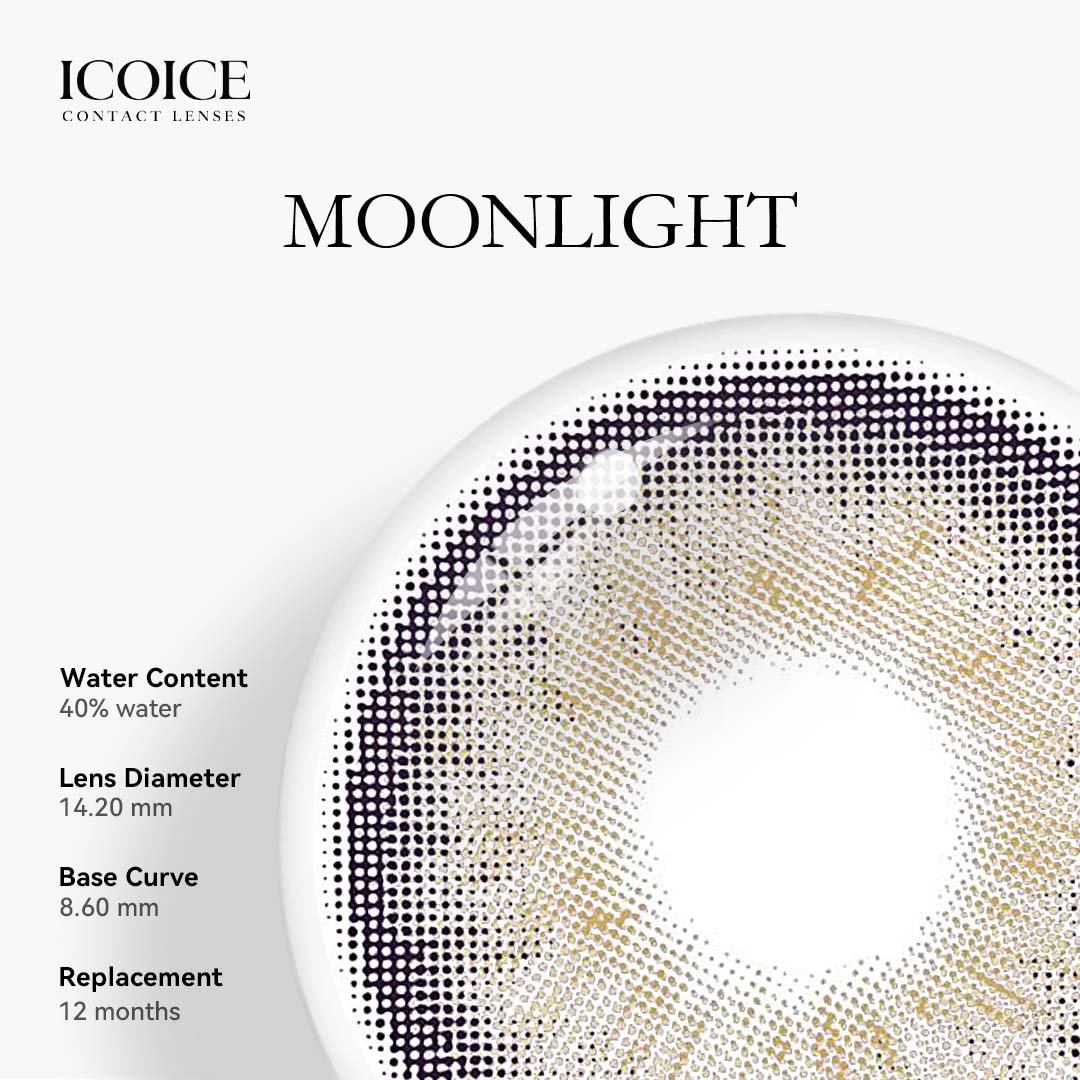 ICOICE Moon Light Pansy Brown | 1 Year
