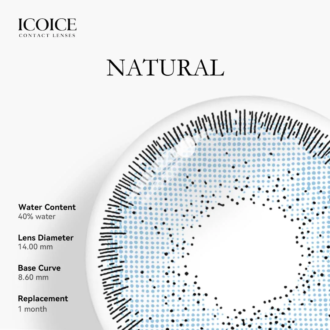 ICOICE Natural Azul Blue | 1 Month