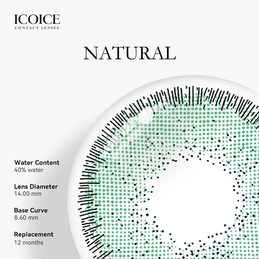 ICOICE Natural Esmeralda Green | 1 Year