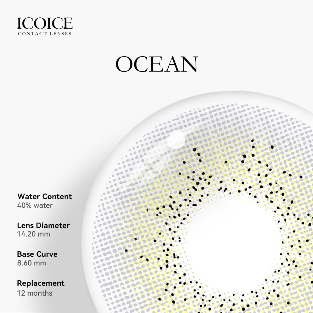 ICOICE Ocean Cyan Grey | 1 Year