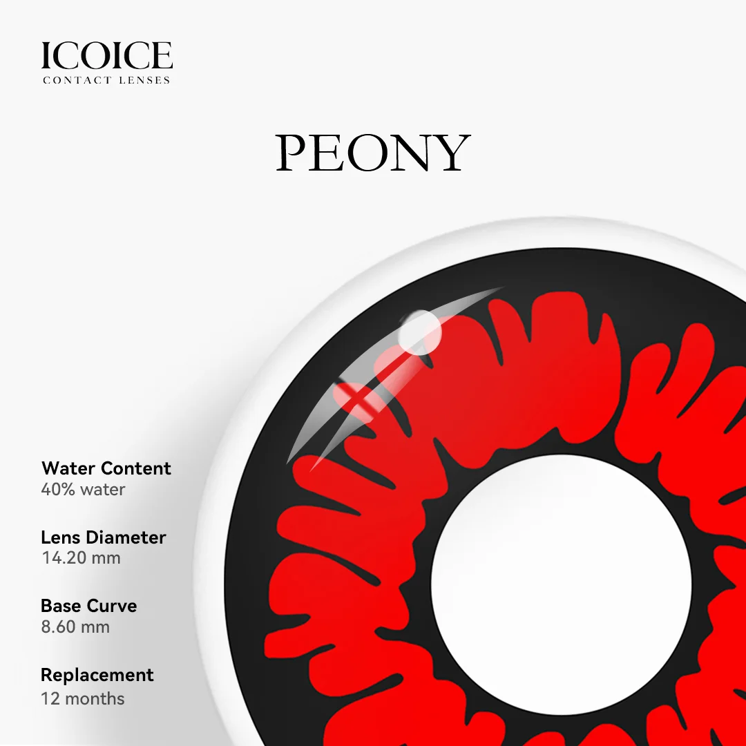 ICOICE Peony Red | 1 Year
