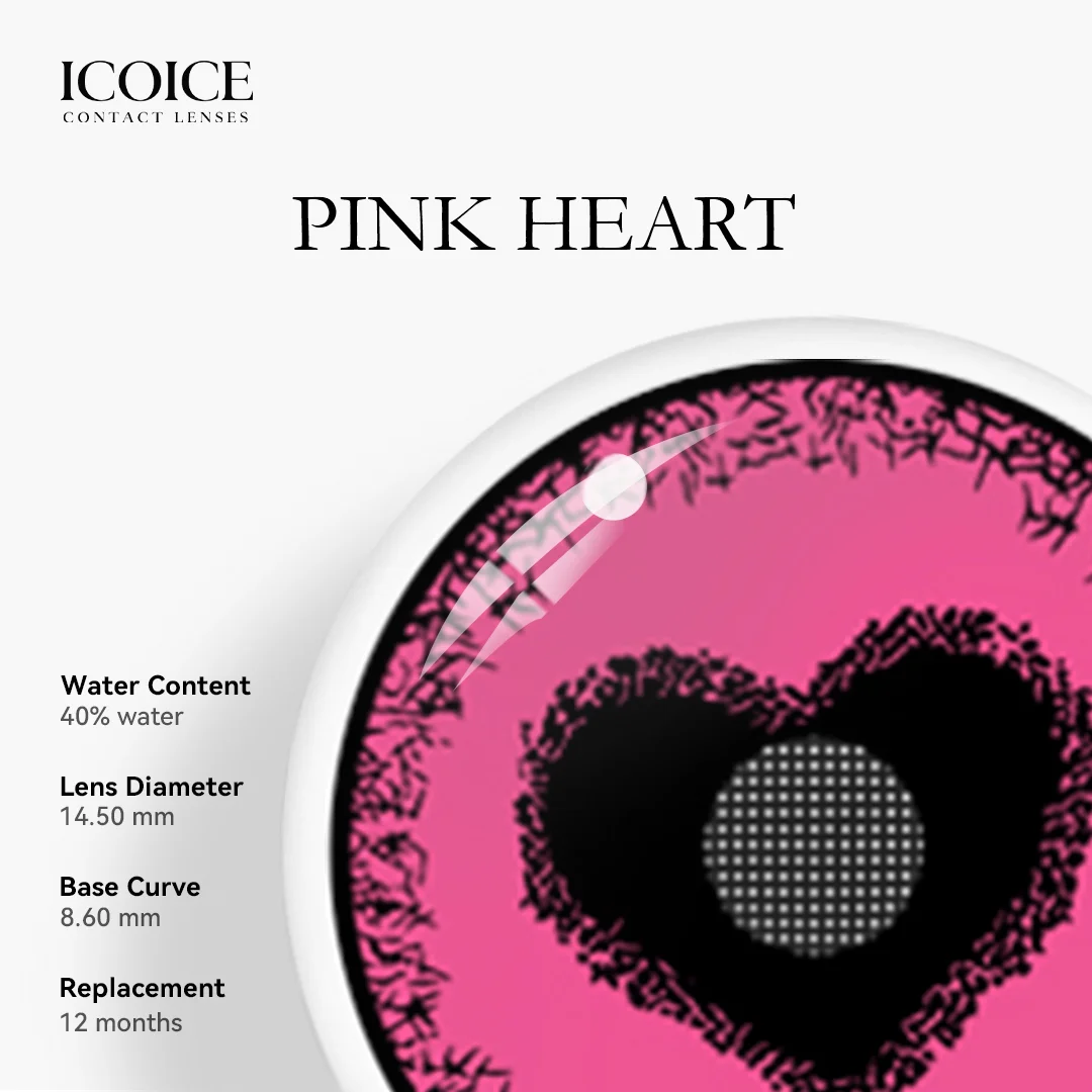 ICOICE Pink Heart  | 1 Year
