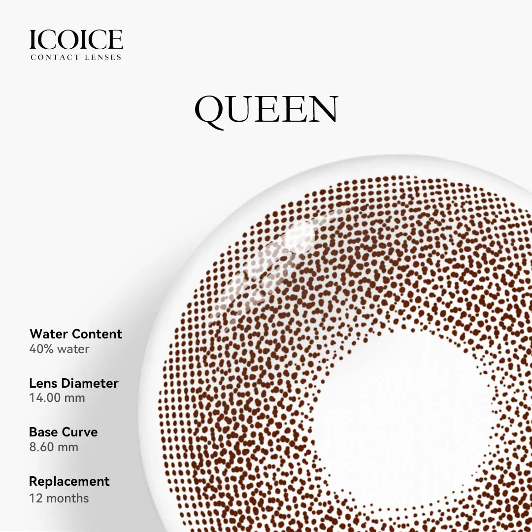 ICOICE Queen Chocolate Brown | 1 Year