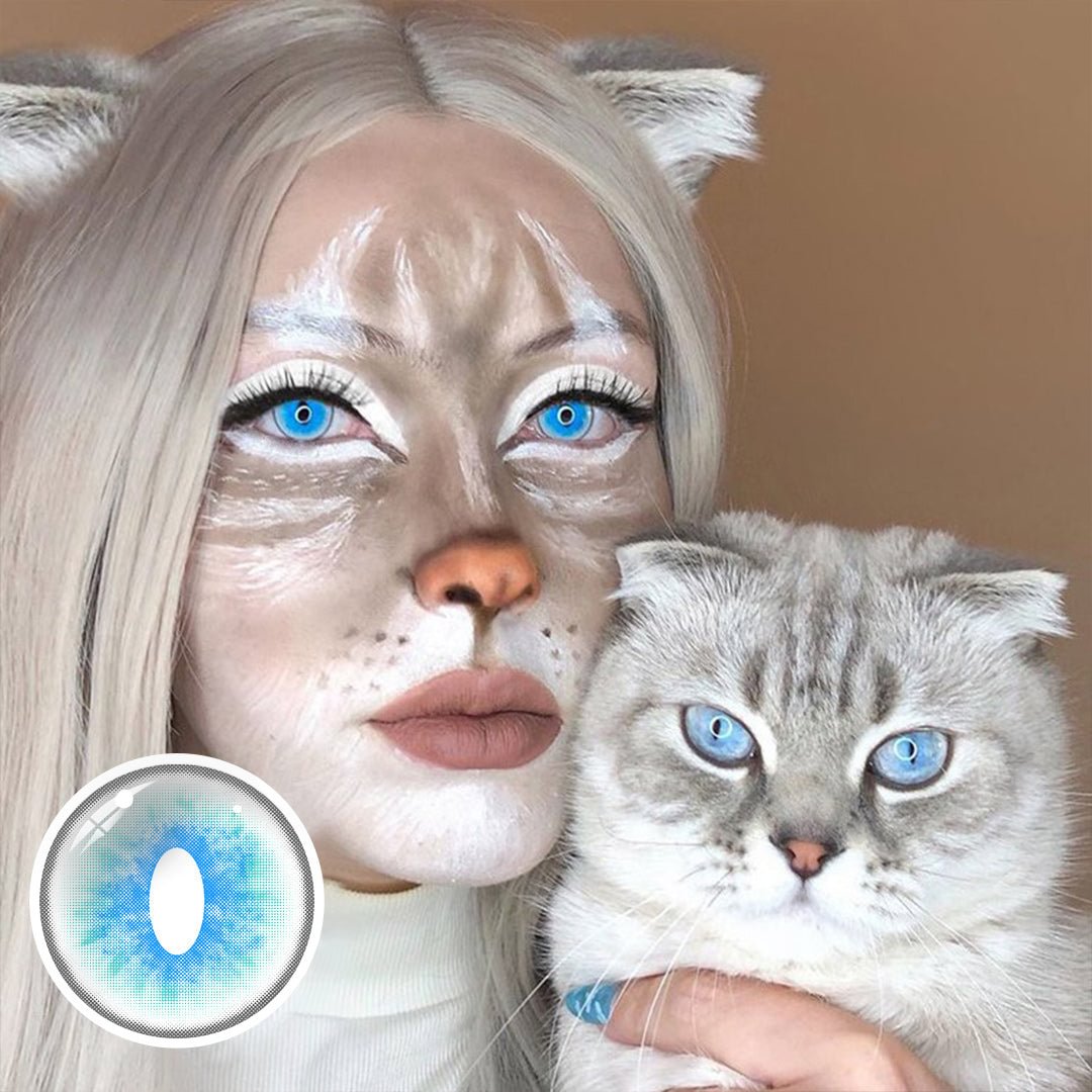 ICOICE Ragdoll Cat Eye Blue | 1 Year