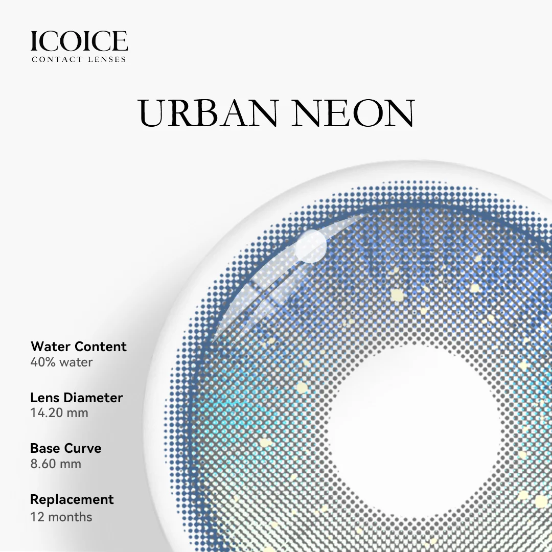ICOICE Urban Neon Blue | 1 Year