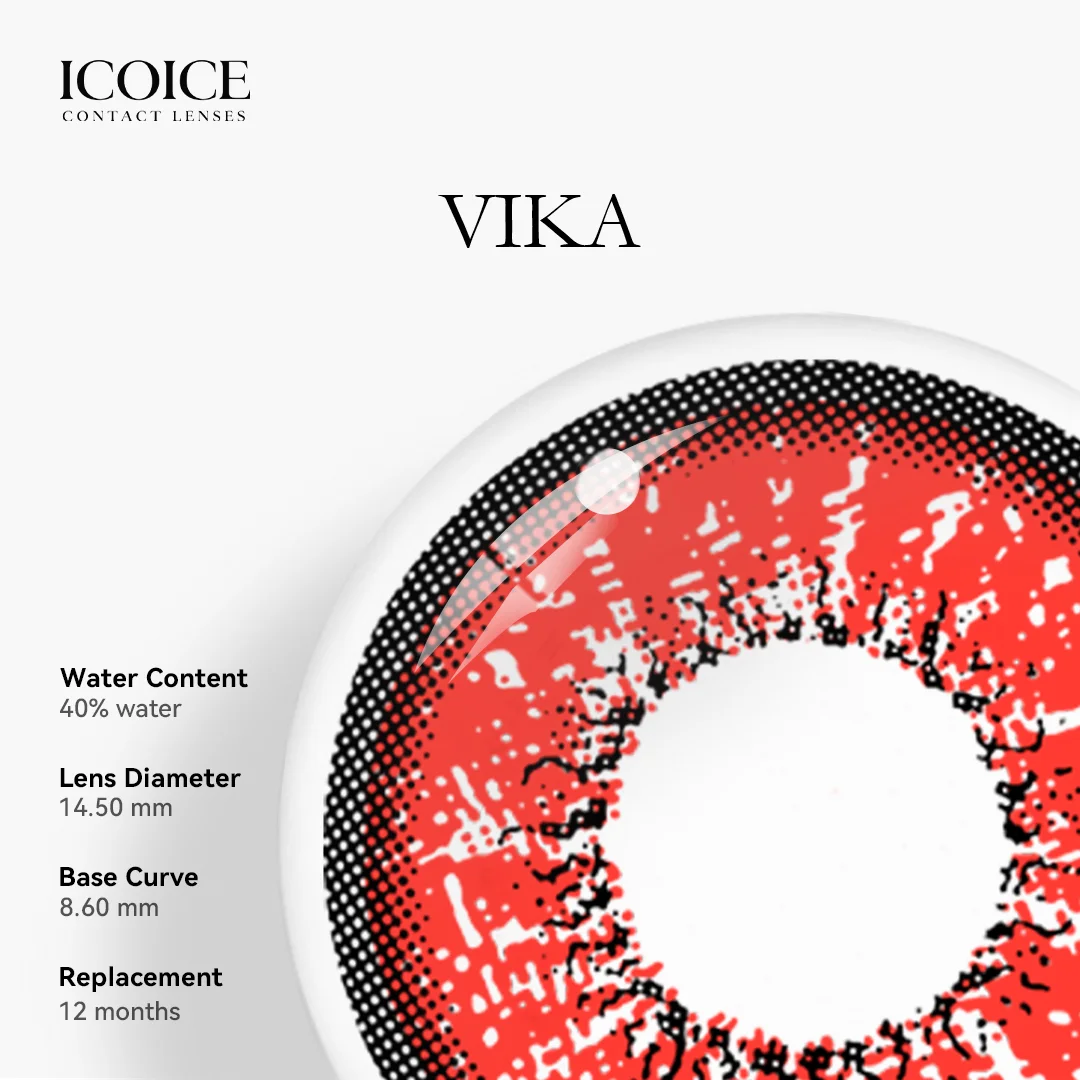 ICOICE Vika Snow Red | 1 Year