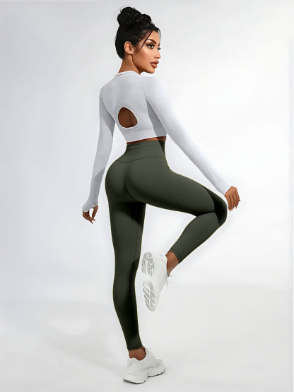 Sticky elastic yoga pants