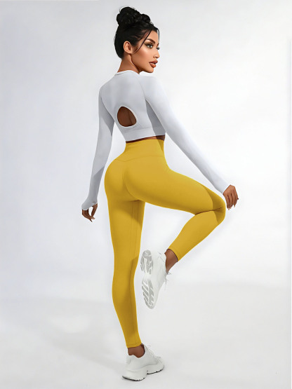 Sticky elastic yoga pants