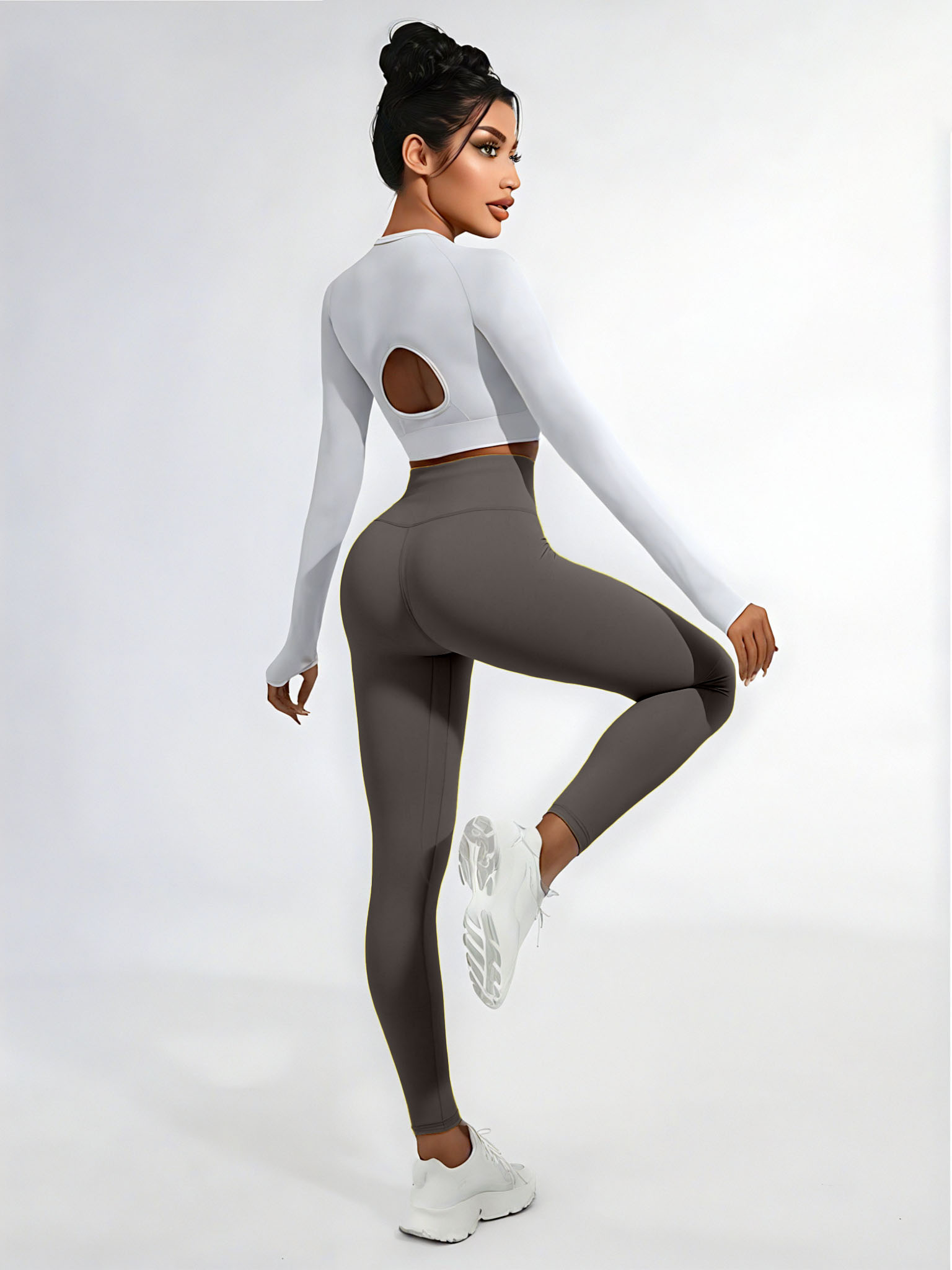 Sticky elastic yoga pants