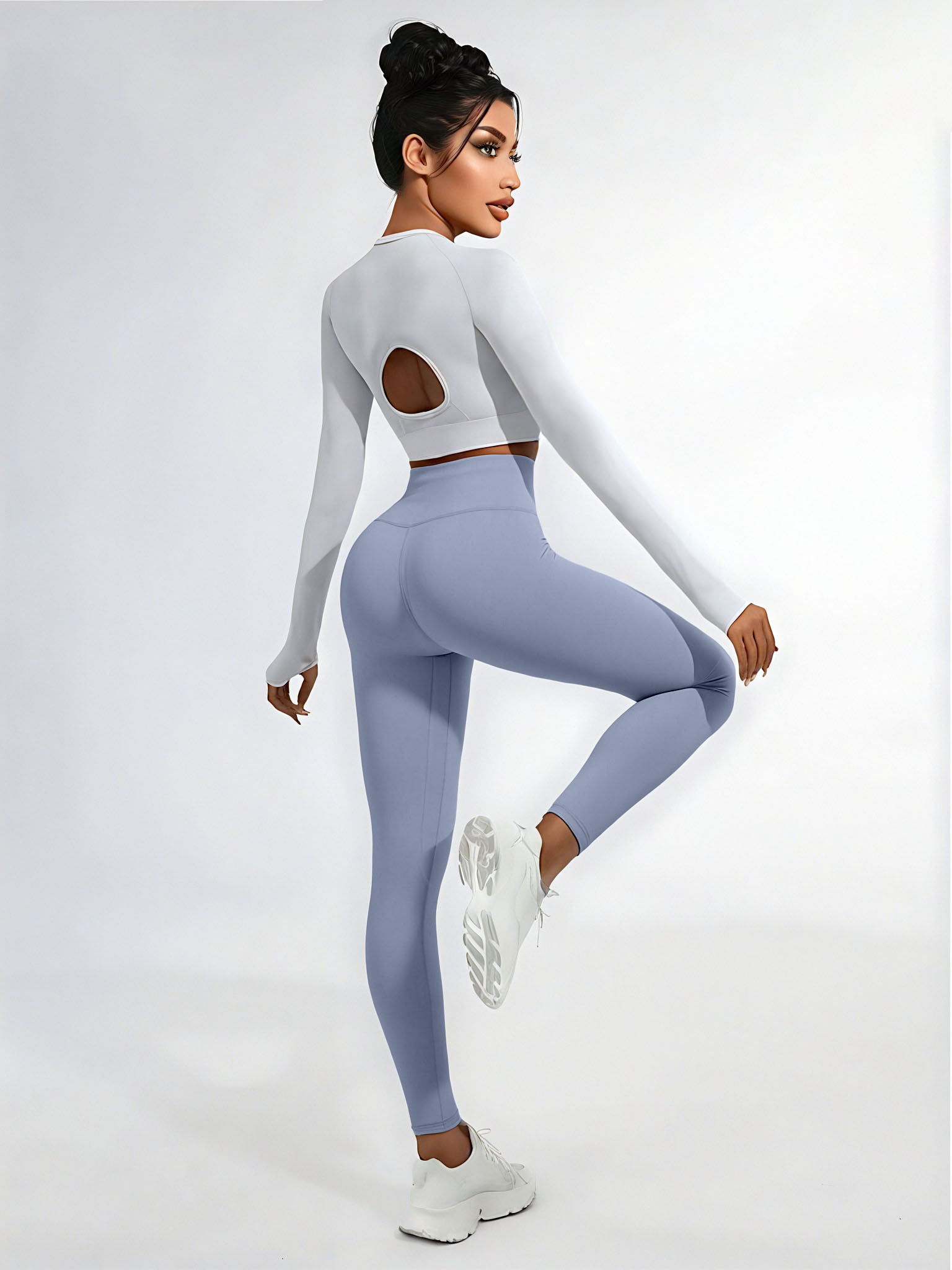 Sticky elastic yoga pants