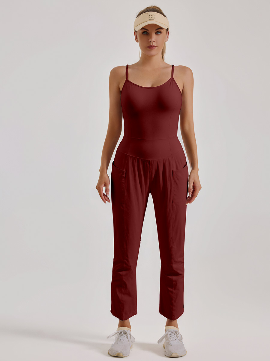 One-piece camisole pants