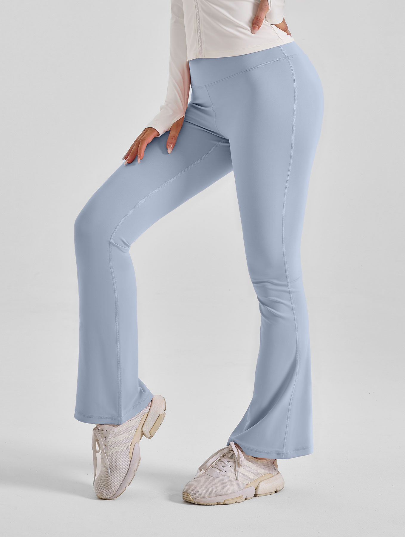 Peach Flared Pants