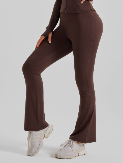 Peach Flared Pants