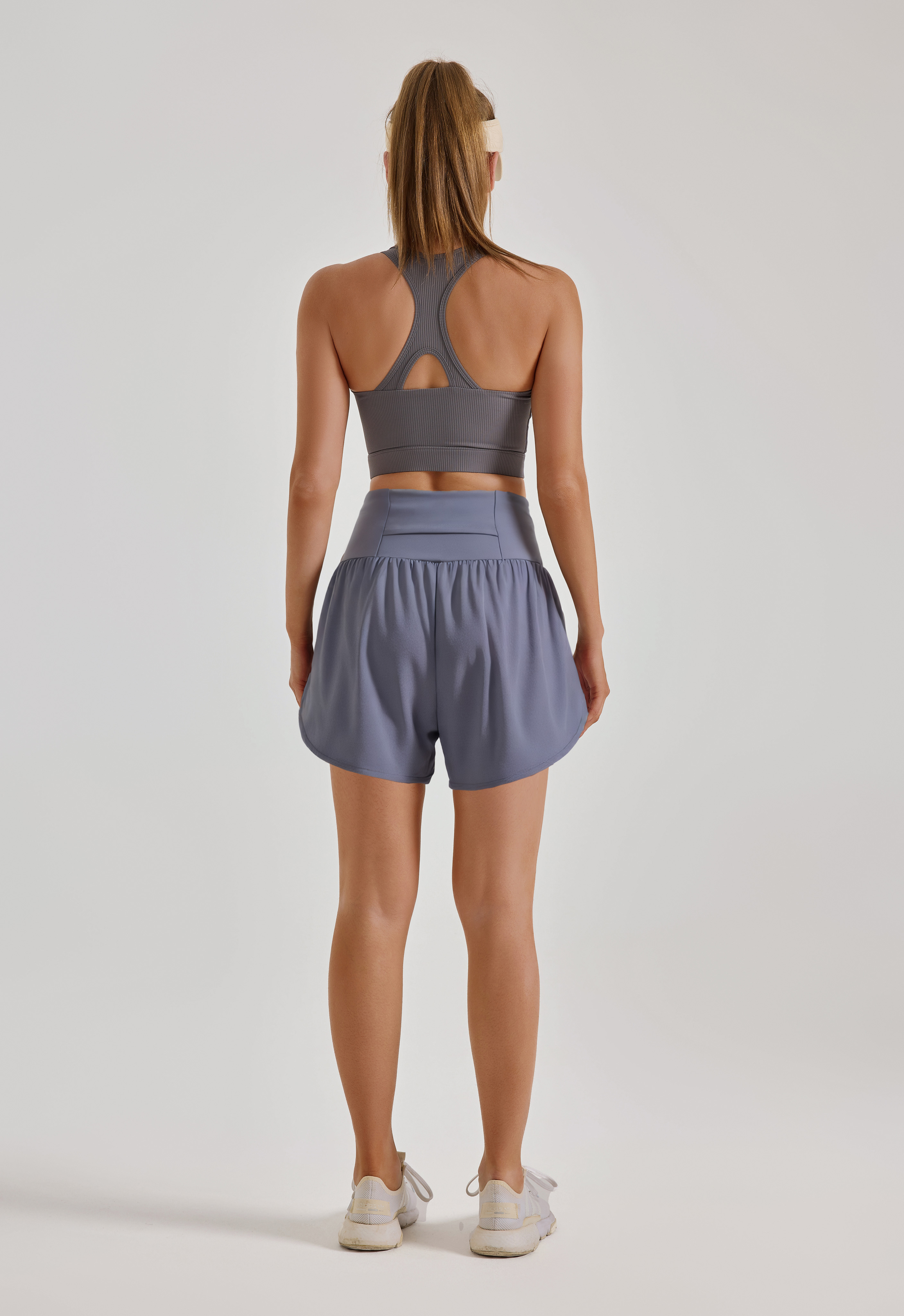 Back waist pocket quick dry shorts