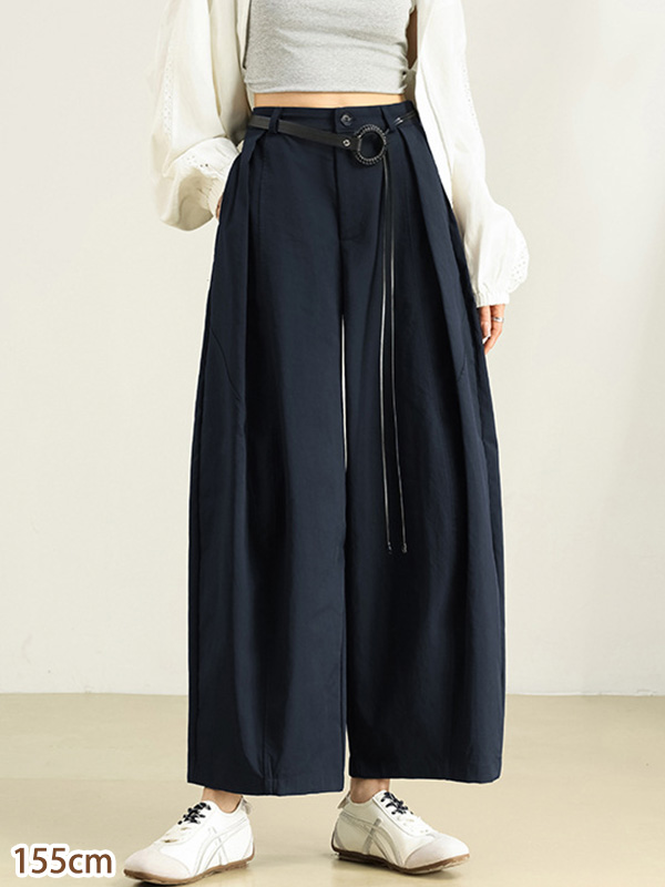 「身長152cm以上向け」ハイウエスト 細見えカーブパンツ