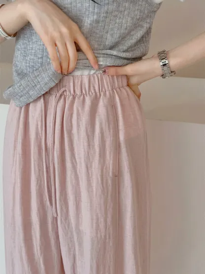 ゆったりカジュアルなワイドパンツ