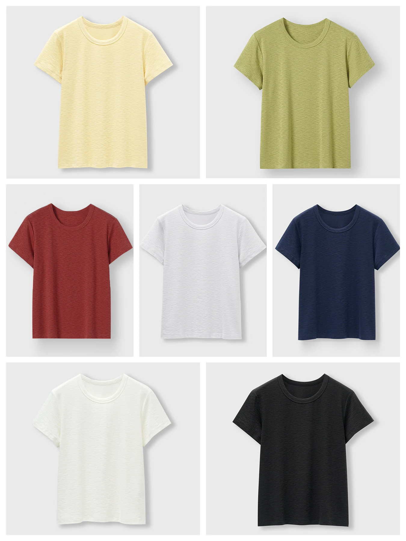 接触冷感快適なコットンモダールシルク混多機能半袖Tシャツ