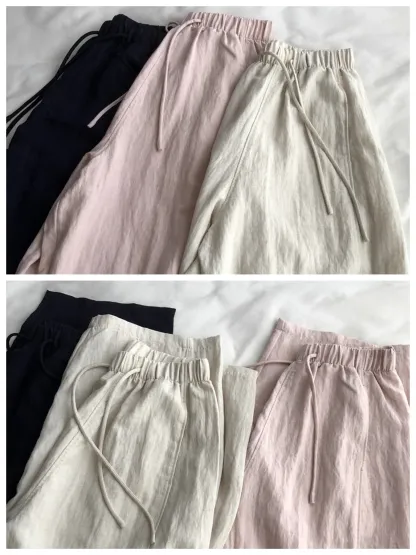ゆったりカジュアルなワイドパンツ