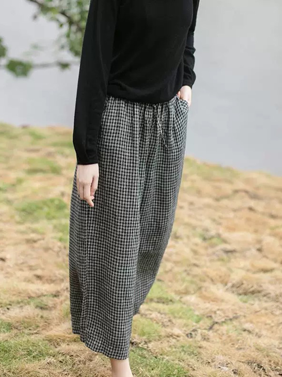 リネンパフスリーブシングルブレストポケット付きロングシャツ