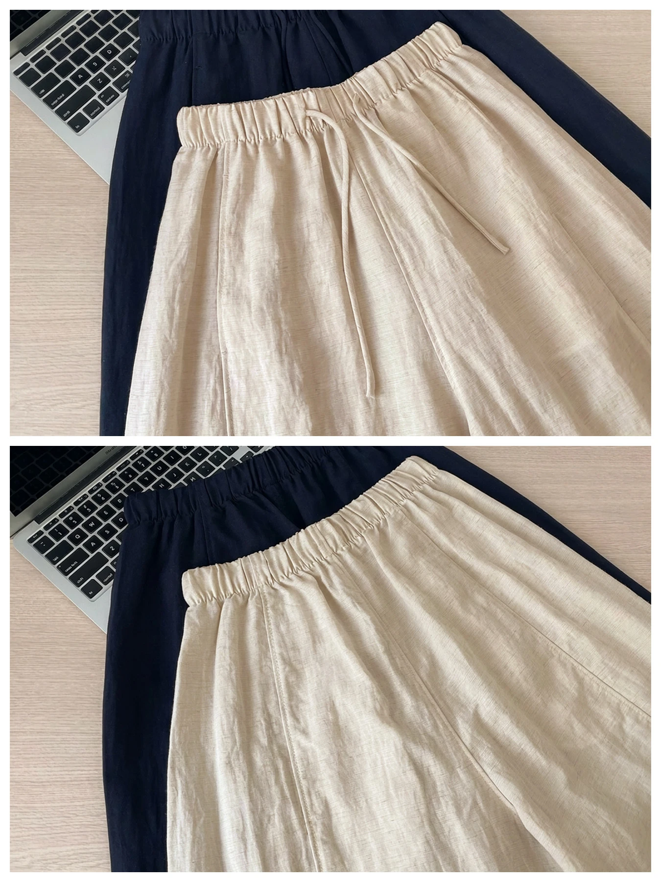 ゆったりカジュアルなワイドパンツ