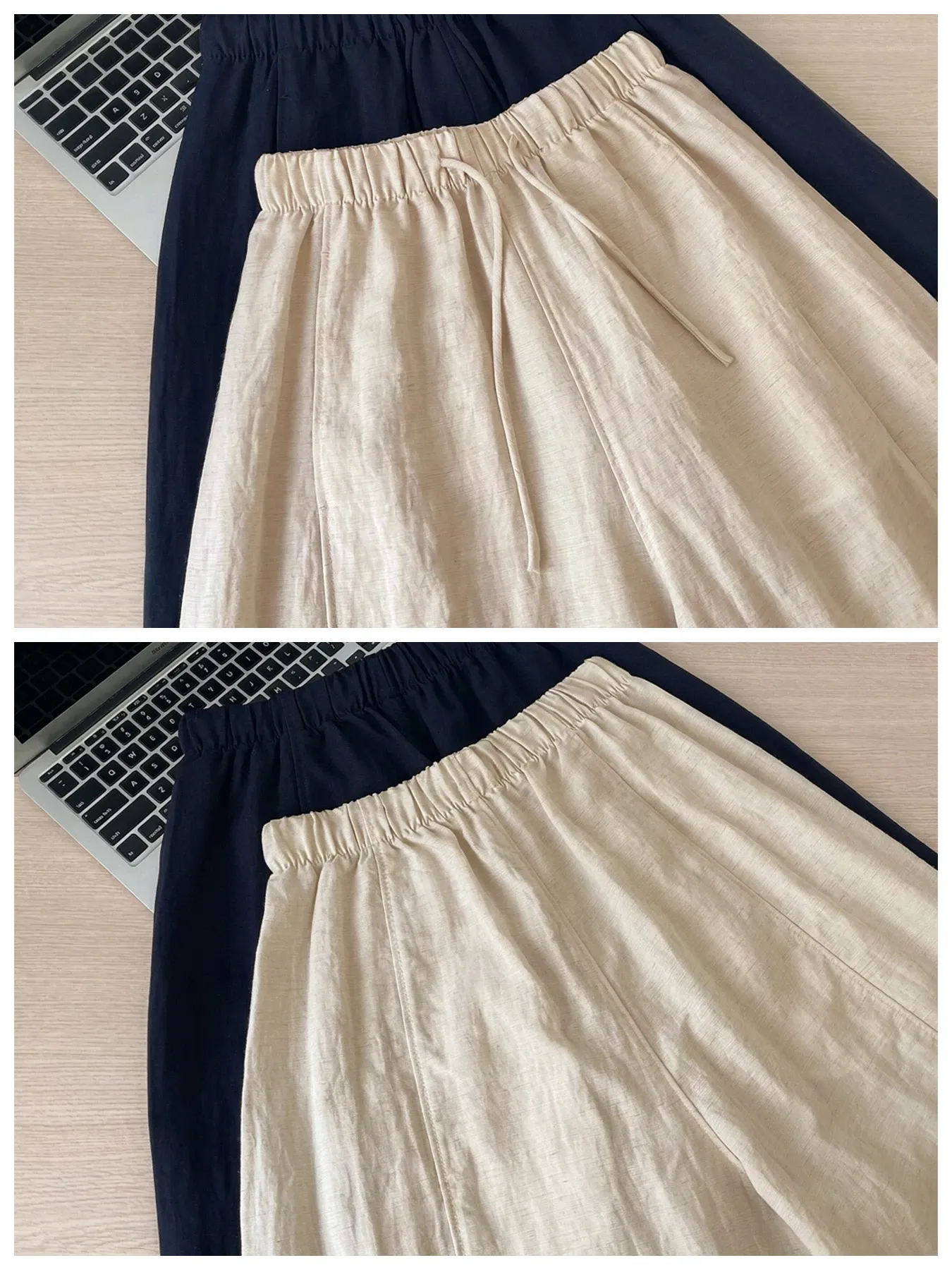 ゆったりカジュアルなワイドパンツ
