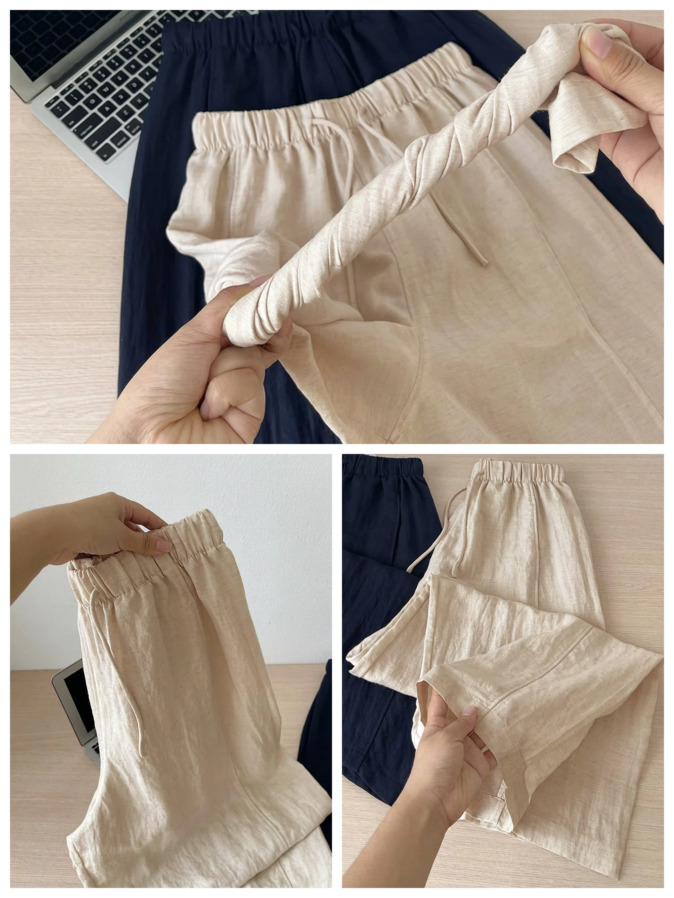 ゆったりカジュアルなワイドパンツ