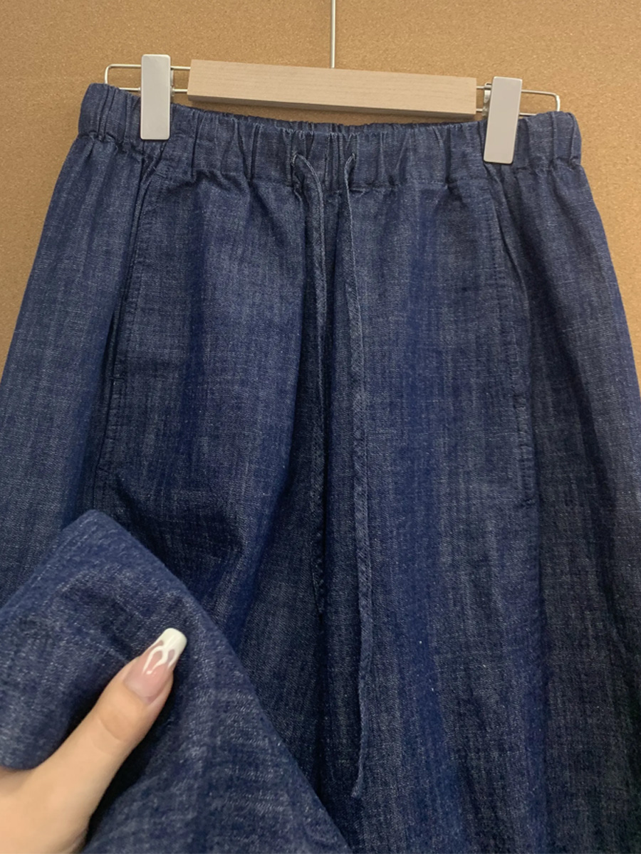 「身長152cm以上向け 」落ち感のあるワイドパンツ
