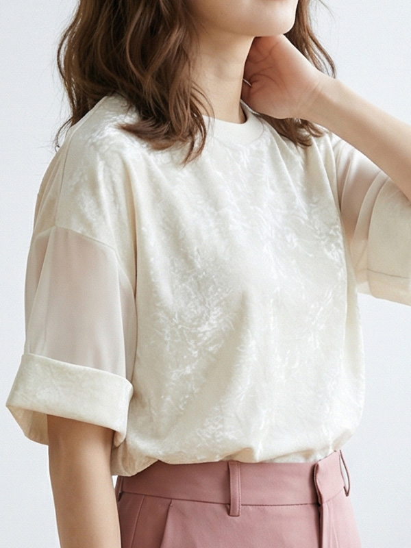 新作デザイン性のあるTシャツ半袖