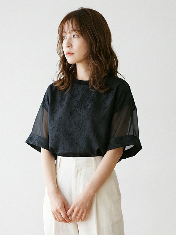 新作デザイン性のあるTシャツ半袖