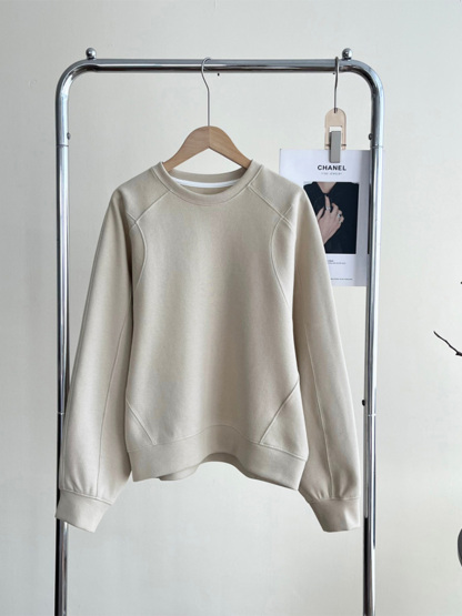 ゆったりショート丈クルーネックスウェット-Sodemai