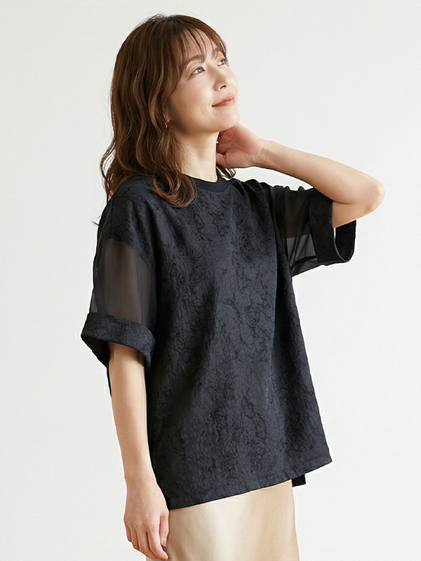 新作デザイン性のあるTシャツ半袖